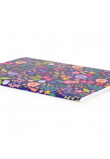 Zápisník Legami Lined Notebook - Quaderno - Large - Flowers