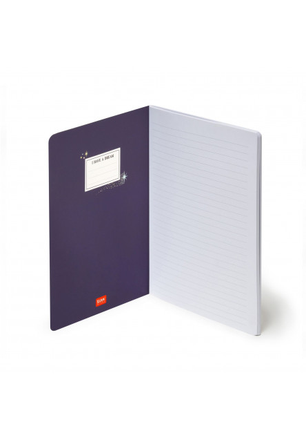Zápisník Legami Lined Notebook - Quaderno - Large - Stars