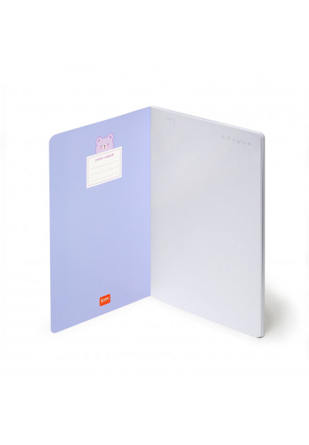 Zápisník Legami Plain Notebook - Quaderno - Medium - Teddy Bear