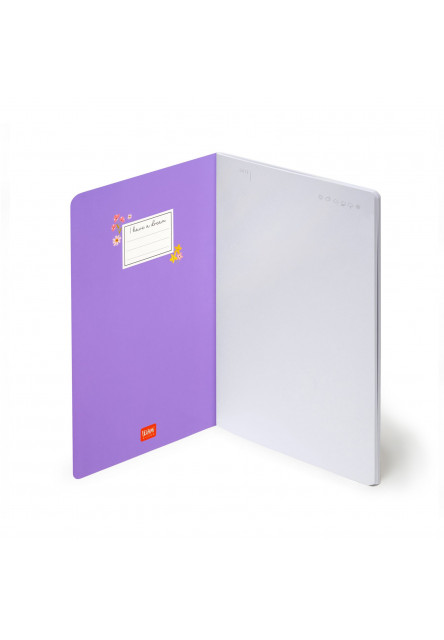 Zápisník Legami Plain Notebook - Quaderno - Medium - Flowers