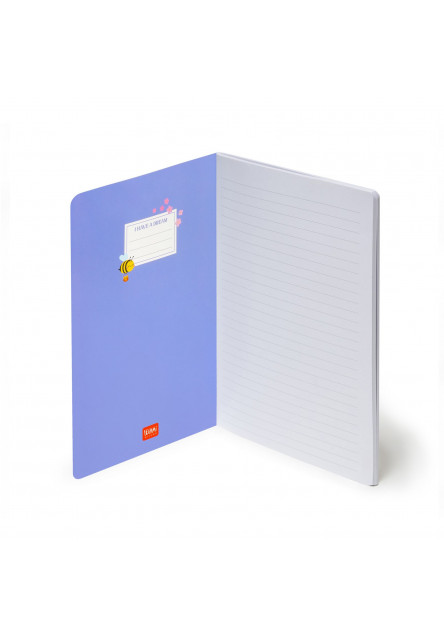 Zápisník Legami Lined Notebook - Quaderno - Medium - Bee