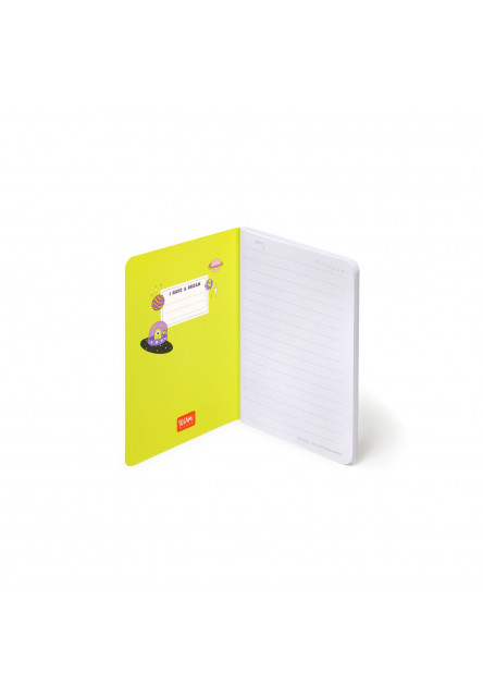 Zápisník Legami Lined Notebook - Quaderno - Small - Space