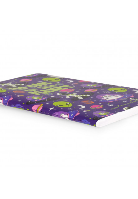 Zápisník Legami Lined Notebook - Quaderno - Small - Space