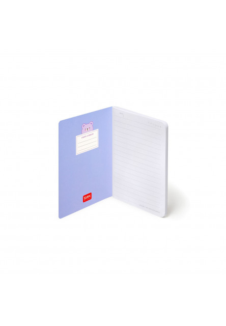 Zápisník Legami Lined Notebook - Quaderno - Small - Teddy Bear