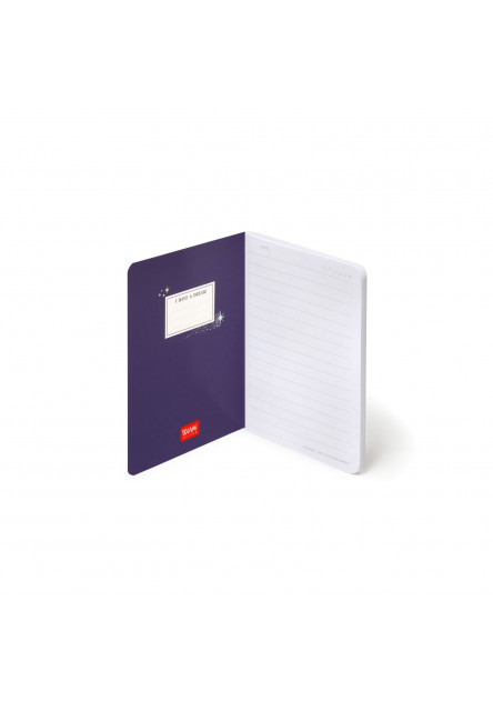 Zápisník Legami Lined Notebook - Quaderno - Small - Stars