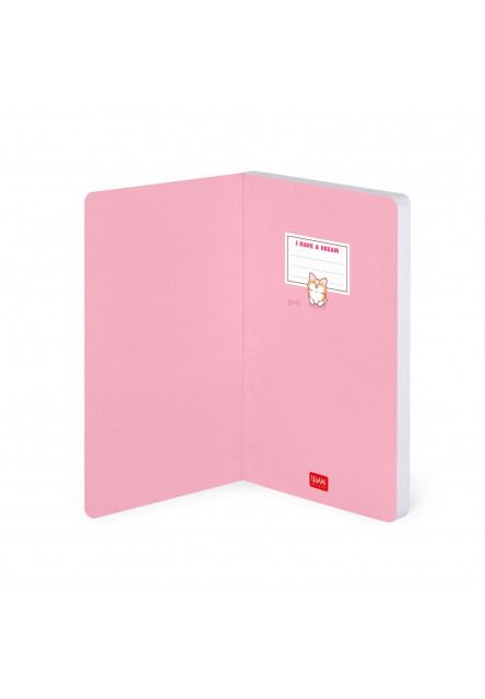 Zápisník Legami Lined Notebook - Photo Notebook - Medium - Corgi