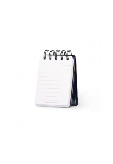 Zápisník Legami Lined Spiral-Bound Notepad - Spiral Notepad - Mini - Moth