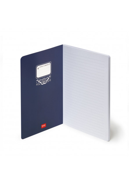 Zápisník Legami Lined Notebook - Quaderno - Large - Moth