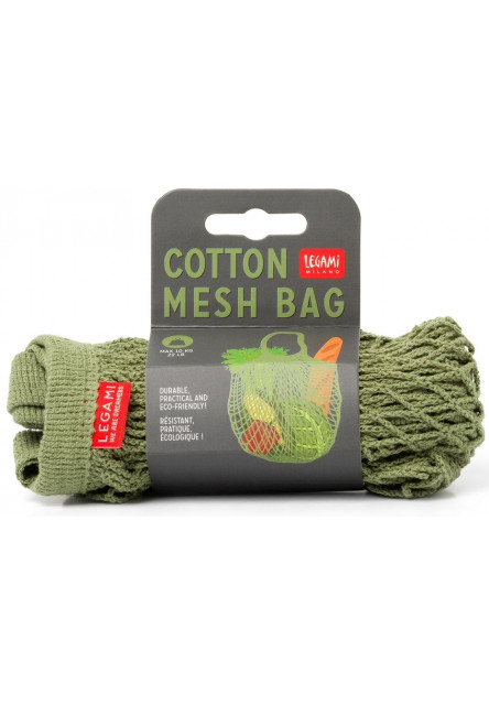 Síťovka Legami Cotton Mesh Bag - Military Green
