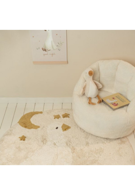 Kreslo detské plyšové Soft White