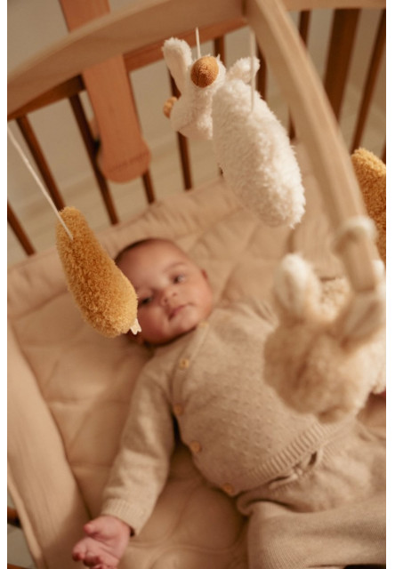 Hudební kolotoč dřevěný Newborn Naturals