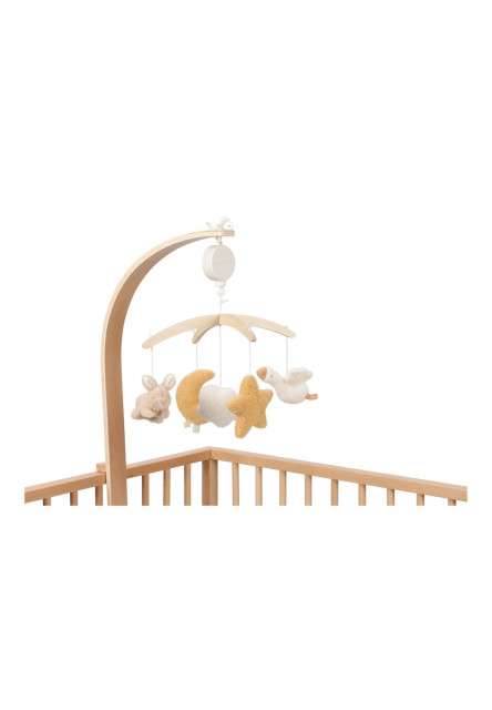 Hudební kolotoč dřevěný Newborn Naturals