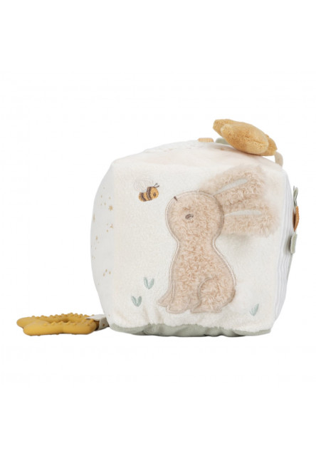 Kostka textilní s aktivitami Newborn Naturals