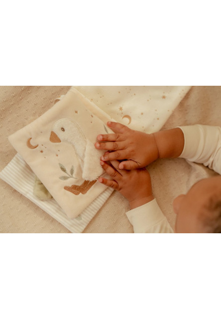 Textilní knížka s aktivitami Newborn Naturals