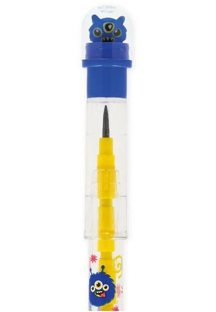 Ceruzka s vymeniteľnými hrotmi Legami Stackable Pencils - Monster