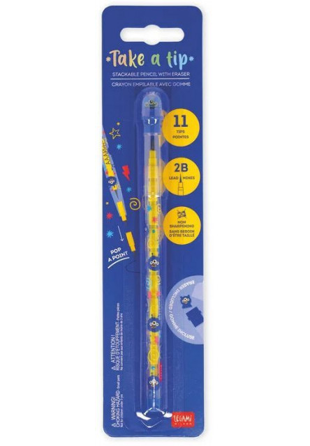 Ceruzka s vymeniteľnými hrotmi Legami Stackable Pencils - Monster