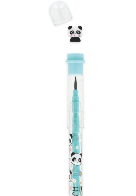 Ceruzka s vymeniteľnými hrotmi Legami Stackable Pencils - Panda