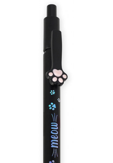 Guľôčkové pero Legami Meow - Black