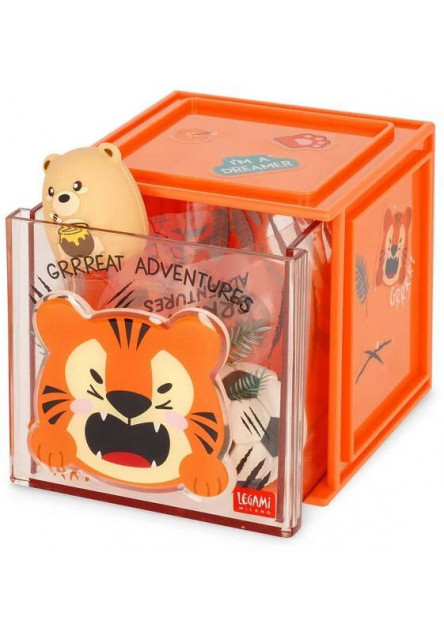 Variabilný stolný organizér Legami Stationery Box - Tiger