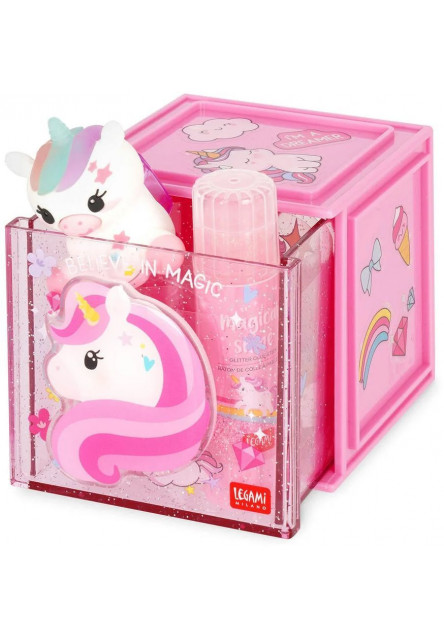 Variabilný stolný organizér Legami Stationery Box - Unicorn