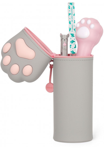 Peračník Legami 2-In-1 Silicone Pencil Case - Kawaii - Kitty