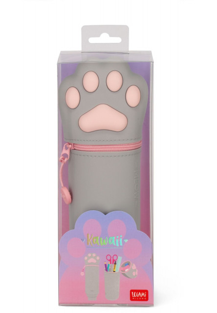 Peračník Legami 2-In-1 Silicone Pencil Case - Kawaii - Kitty