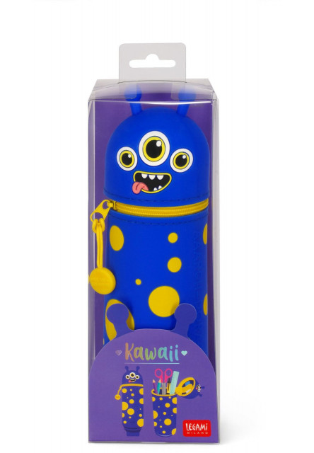 Peračník Legami 2-In-1 Silicone Pencil Case - Kawaii - Monster
