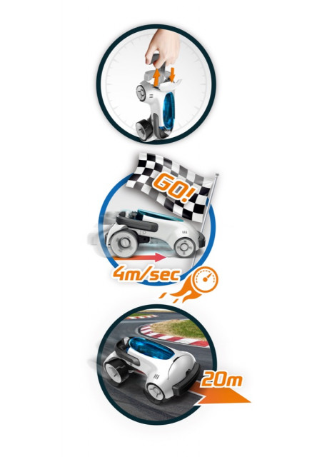 Závodné auto na stlačený vzduch