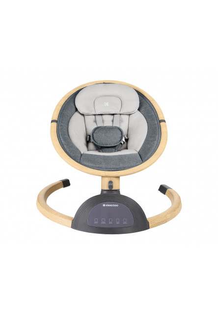Houpací lehátko elektrické Ashlee Dark Grey