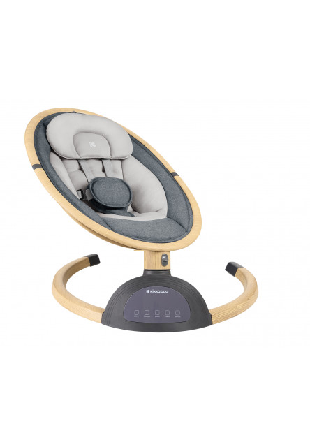 Houpací lehátko elektrické Ashlee Dark Grey