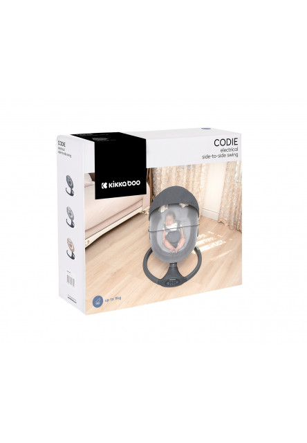 Houpací lehátko elektrické Codie Light Grey