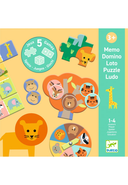 ENG: Savannah animals - 5 games