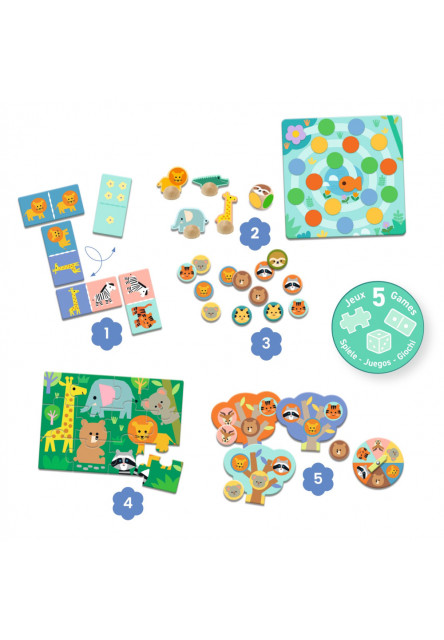 ENG: Savannah animals - 5 games