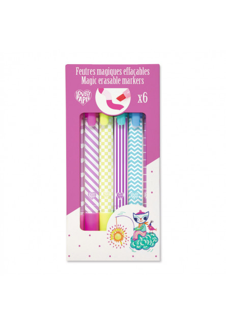 Magické zmazateľné fixky (6ks)