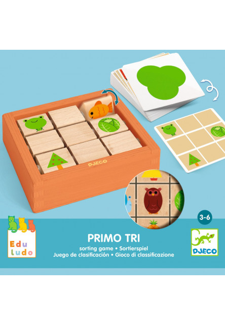 Primo Tri: hra triedenia a kategorizácie