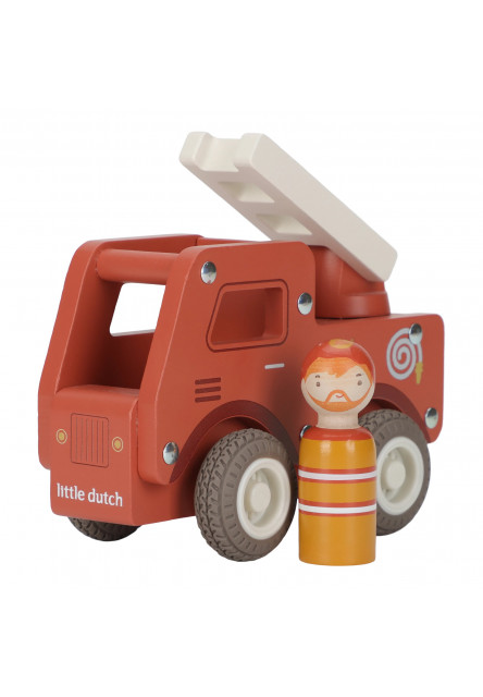 Hasičské auto dřevěné