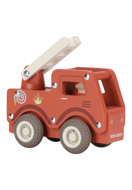 Hasičské auto dřevěné
