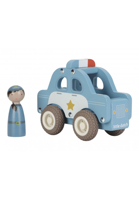 Policejní auto dřevěné