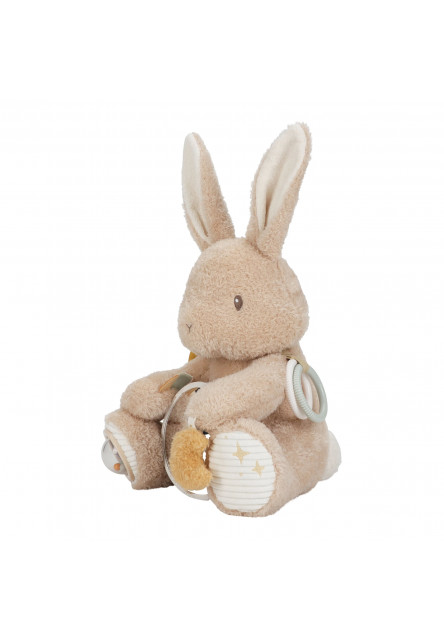 Králíček plyšový s aktivitami Newborn Naturals