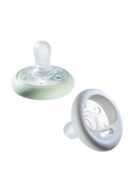 Cumlík, breast-like, silikón Natural, 6-18m, 2ks
