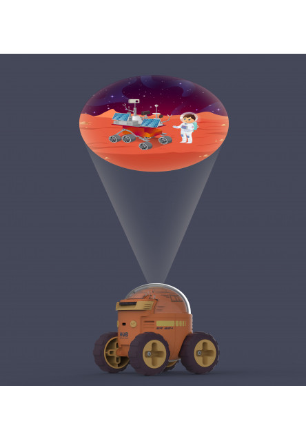 Projektor Space rover MOB - History