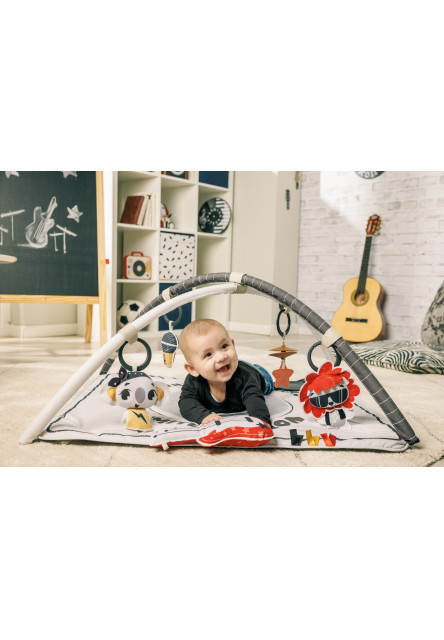 Hracia deka s hrazdou štvorcová Gymini Tiny Rockers