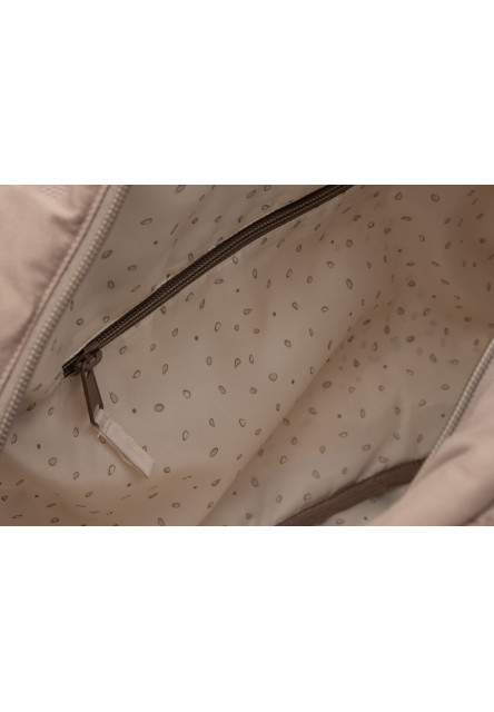 Prebaľovacia taška Embossed Lily Milky Coffee