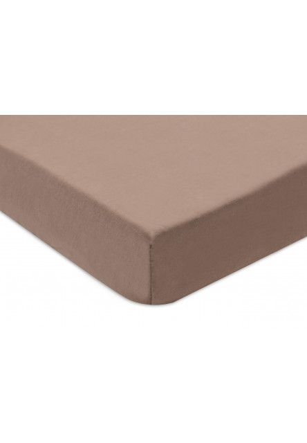 Napínacia plachta 120x60 cm 2 ks Milky Coffee/Ivory