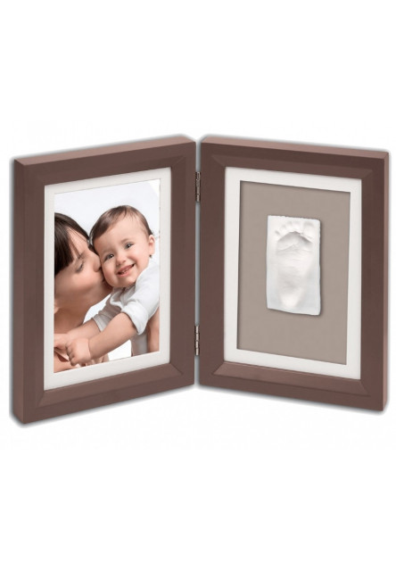 Drevený rámček pre odtlačok My Baby Touch Simple Brown
