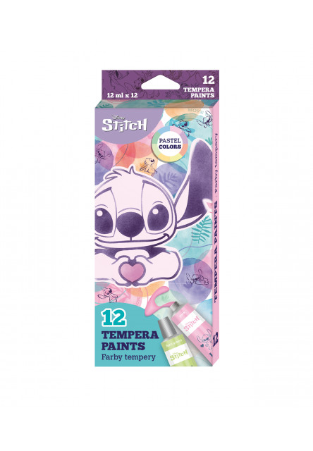 Temperové farby Stitch Pastel 12 ks