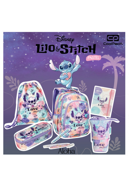 Zápisník špirálový A5 so záložkami Stitch Pastel