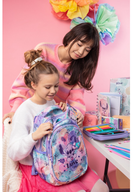 Zápisník špirálový A5 so záložkami Stitch Pastel