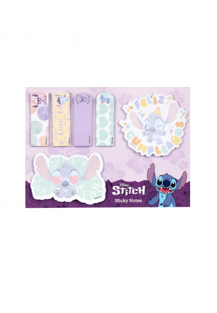 Samolepiace záložky lila Stitch Pastel