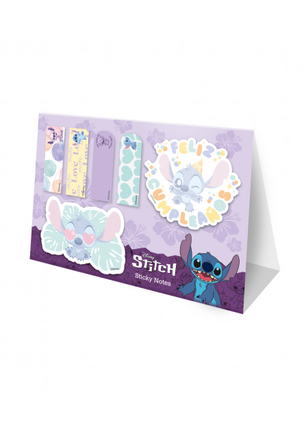 Samolepiace záložky lila Stitch Pastel